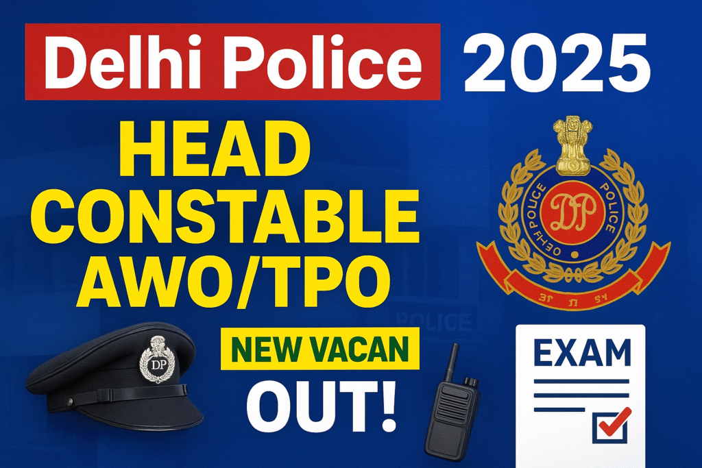 Delhi Police AWO/TPO Syllabus 2025 In Hindi