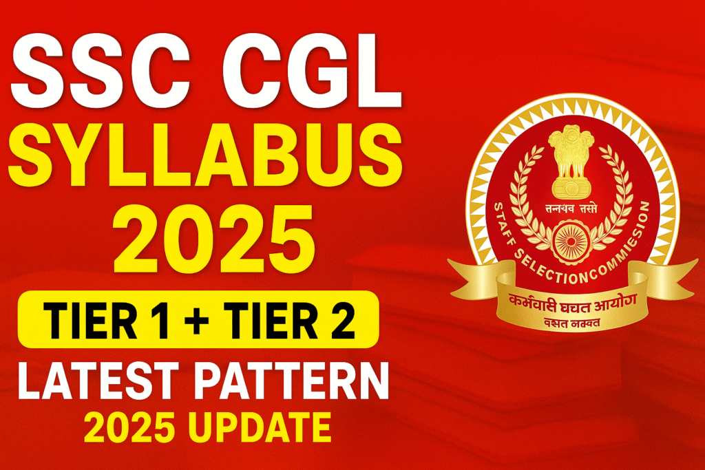 SSC CGL SYLLABUS 2025